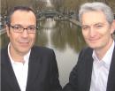 Philippe Seignol (à gauche) et Pierre Calmard (à droite) dirigent NetBooster Agency.