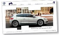 Pour qualifier les profils, Volkswagen a mis en place un jeu concours sur son site dédié.