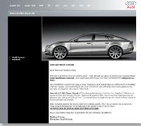 Audi diffuse, chaque mois, aux membres de son club My Audi une newsletter avec des informations d'ordre général ou sur le club de fidélité.