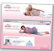 Evianmaman.fr collecte les adresses e-mail et postale des visiteurs