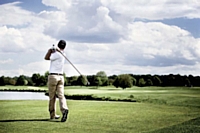 Xavier Ducurtil est un adepte du golf, qui lui apporte une véritable sérénité.