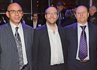 Abdel Lahbabi et Fattah Arrom, EMS, autour d'Edmond Espanel, Marketing Direct.
