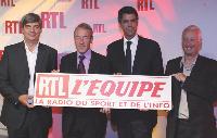 La nouvelle web radio RTL-L'Equipe se veut «la radio du sport et de l'info».