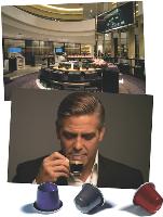 Nespresso affiche une croissance de plus de 40% par an et un atout de charme en la personne de George Clooney.