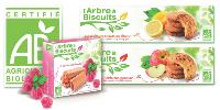 L'agence Nude a travaillé sur la gamme L'Arbre à Biscuits de Lu, proposant des produits bio.