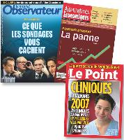 Les Unes des magazines, comme Le Nouvel Observateur, Alternatives Economiques ou encore Le Point, répondent à l'engouement des lecteurs pour les chiffres.