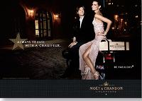 La campagne internationale de publicité Moët & Chandon n'est pas autorisée en France. elle est pourtant visible sur le site web de la marque.