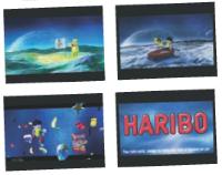 La marque de bonbons Haribo a investi les salles de cinéma pour diffuser un spot publicitaire 3D Relief.