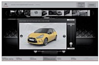 Chez Citroën, des écrans permettent au vendeur et au consommateur de construire ensemble le modèle de DS3 idéal.