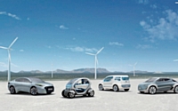 Fluence, twizy ZE Concept, Kangoo, zoé sont les quatre modèles de la gamme de voitures électriques de l'industriel français Renault.