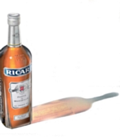 L'identité de la bouteille Ricard a été préservée.