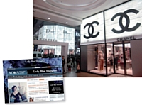 Les marques internationales de luxe comme Dior et Chanel (ici, leurs boutiques à Hong Kong) doivent se plier aux codes culturels chinois.