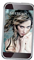 Pour le lancement du parfum Idylle de Guerlain, la régie SFR a mis en place un dispositif de communication à 360°.