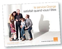 Orange se différencie grâce à la qualité de son service client.