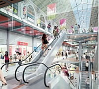 La nouvelle zone commerciale de la gare Saint-Lazare comprend de grandes enseignes telles que Carrefour City, Monop', Virgin ou Autogrill.