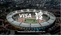 Visa a mis au point un spot publicitaire TV et web dans lequel apparaissent des célébrités du sport.