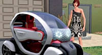 Pour séduire les jeunes, Renault a placé sa Twizy électrique dans le jeu vidéo Sims 3.