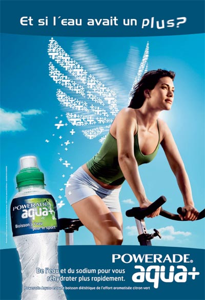 The Coca-Cola Company en campagne pour Powerade Aqua+