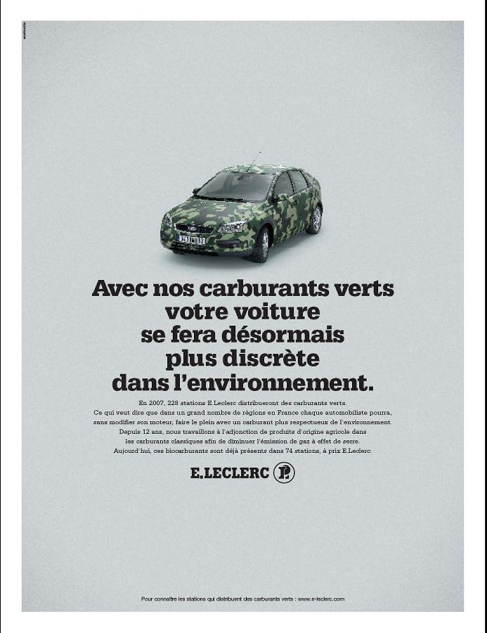 E. Leclerc se bat sur la promotion du carburant vert