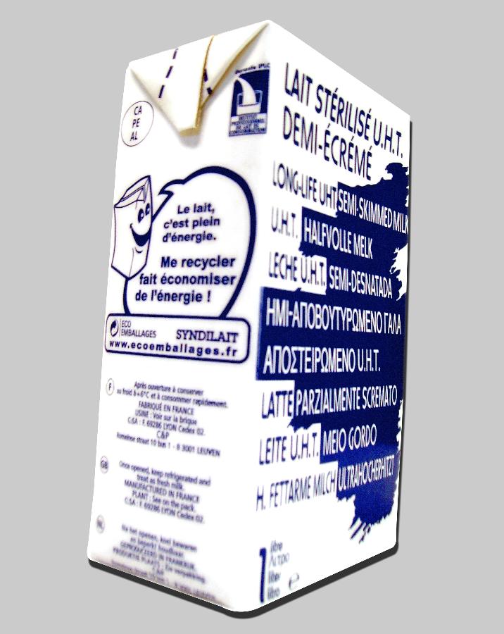 Les briques de lait sensibilisent au recyclage