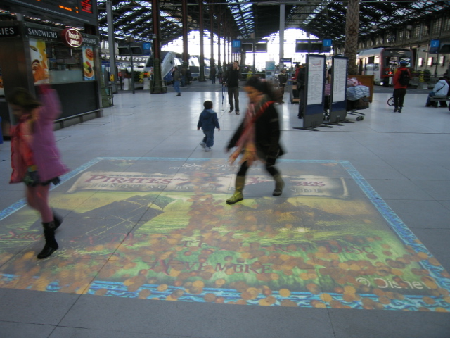 Un tapis magique gare de Lyon pour Pirates des Caraïbes 3