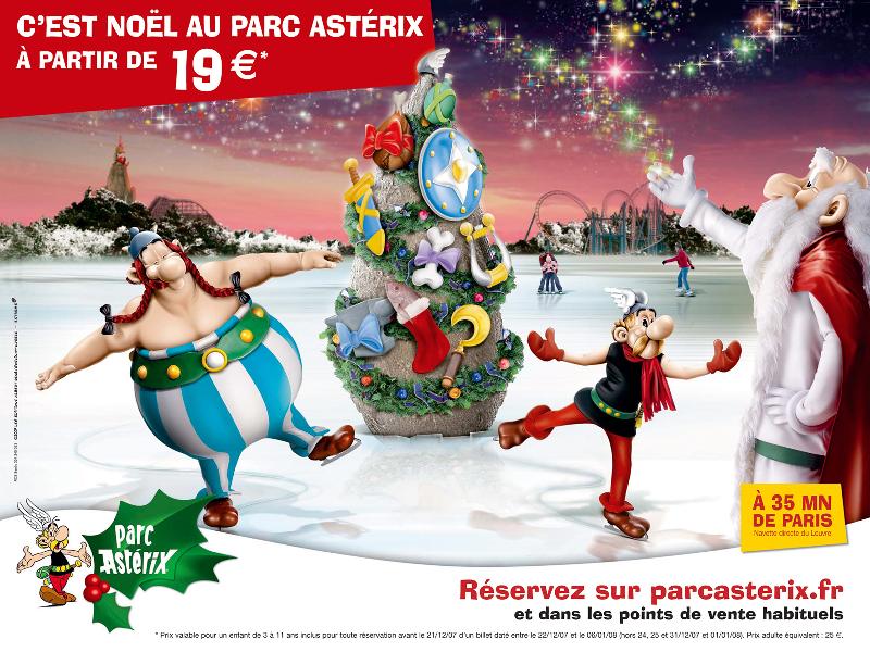 Par Toutatis, Asterix et Obelix fêtent Noël au Parc Asterix