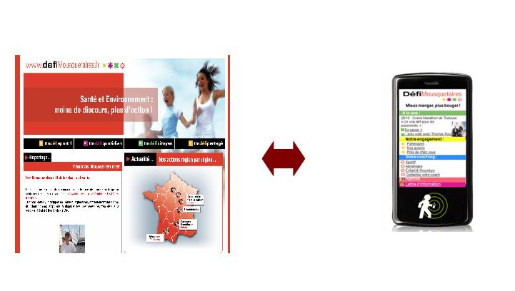 Les Mousquetaires lancent un site nutritionnel sur mobile