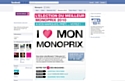 'I love mon Monoprix' sur Facebook
