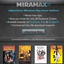 Miramax loue ses films sur Facebook