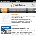 Emarketing.fr sort son application Android