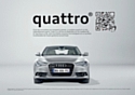 Le mailing imaginé par Okó cible les principaux marchés européens d'Audi.