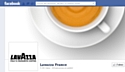 La nouvelle page Facebook Lavazza France