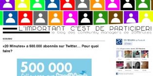 Un blog de community managers : le cas 20 Minutes