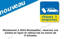 'Cliquez & emportez' chez Ikea Montpellier