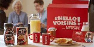 Nescafé lance l'opération #HelloVoisins