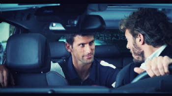 N. Djokovic pendant l'opération Peugeot 