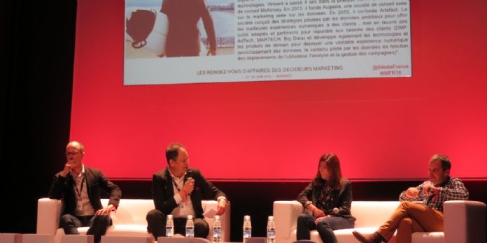 Pierre-Nicolas Dessus (France Télévision), Frédéric Roy (CB News), Maral Zakarian (Samsung France) et Guillaume Planet (Groupe SEB)