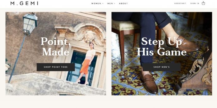 M.Gemi : le site de chaussures qui mise sur la 'marque Italie'