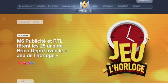M6 Publicité et RTL fêtent les 25 ans de Brico Dépôt avec 'le jeu de l'horloge'