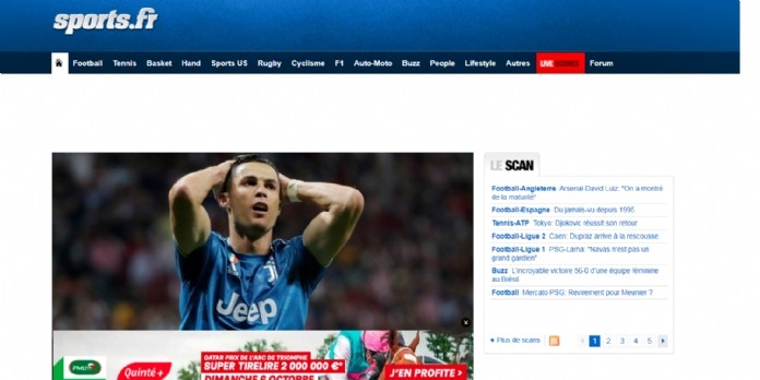 Reworld Media fait l'acquisition de Sports.fr et Football.fr
