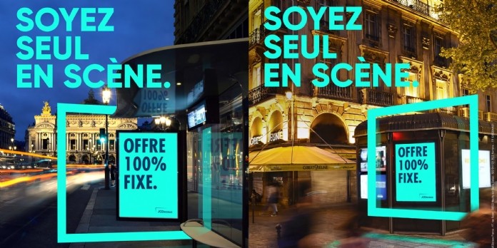 Avec 'Soyez seul en scène', JCDecaux promeut son offre de pub fixe à Paris