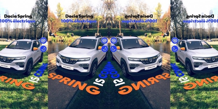 Pour Spring, Dacia accélère sur l'AR avec Snapchat