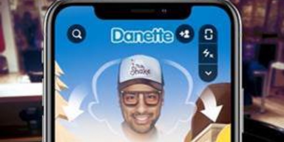 Tout le Monde debout pour Danette sur Snapchat
