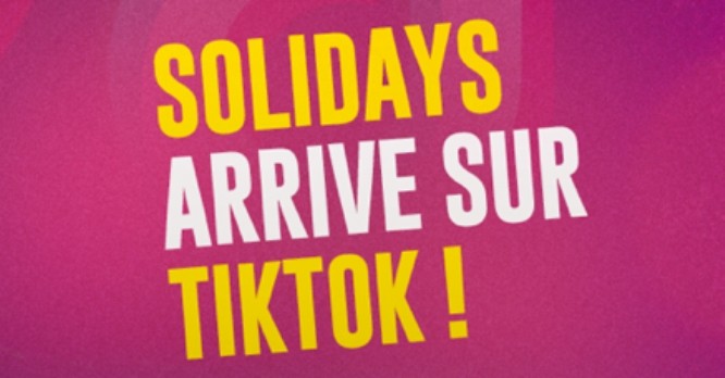 Le Festival Solidays se lance sur TikTok avec Razorfish France