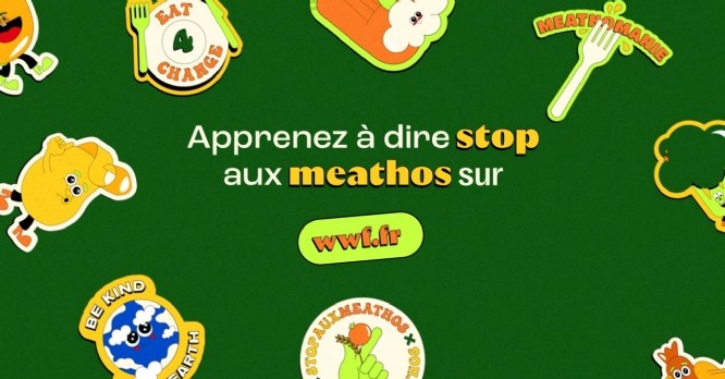 WWF France dit stop aux 'meathomanes' et mobilise les jeunes sur l'alimentation