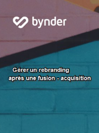 Couverture Comment Bynder aide les équipes marketing à gérer un rebranding après une fusion-acquisition.