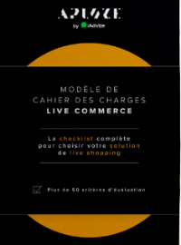 cahier charges live commerce Cover