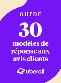 Couverture 30 modèles de réponse aux avis clients