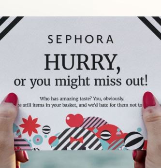 Sephora Canada : des cartes postales comme outil de retargeting