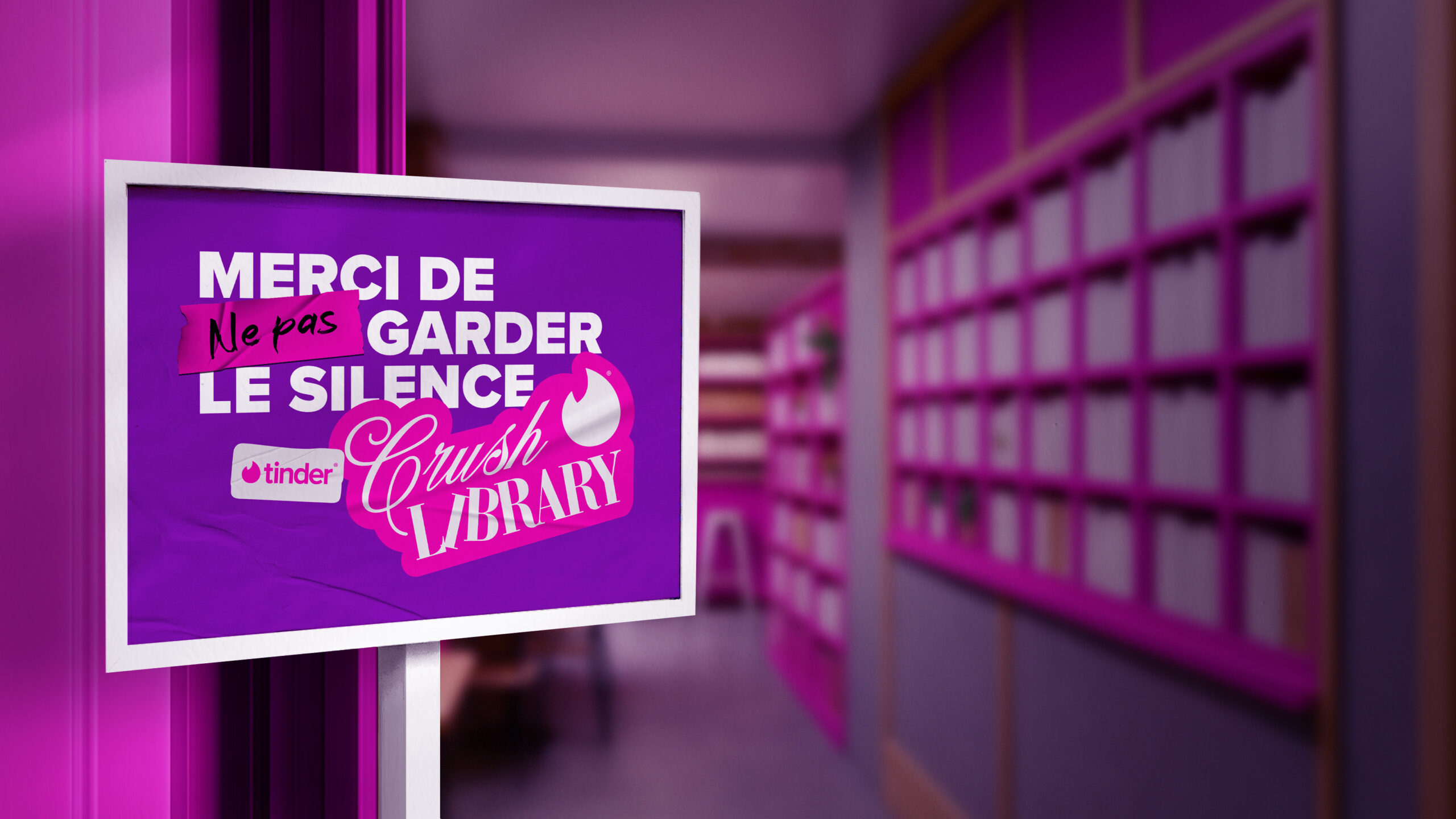 Tinder ouvre la « Crush Library » à Paris